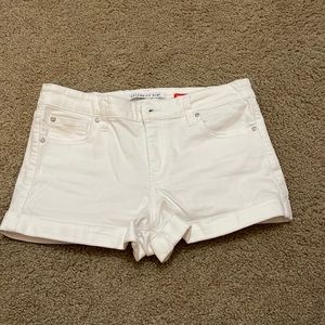 Celebrity Pink Optic White Jean Shorts